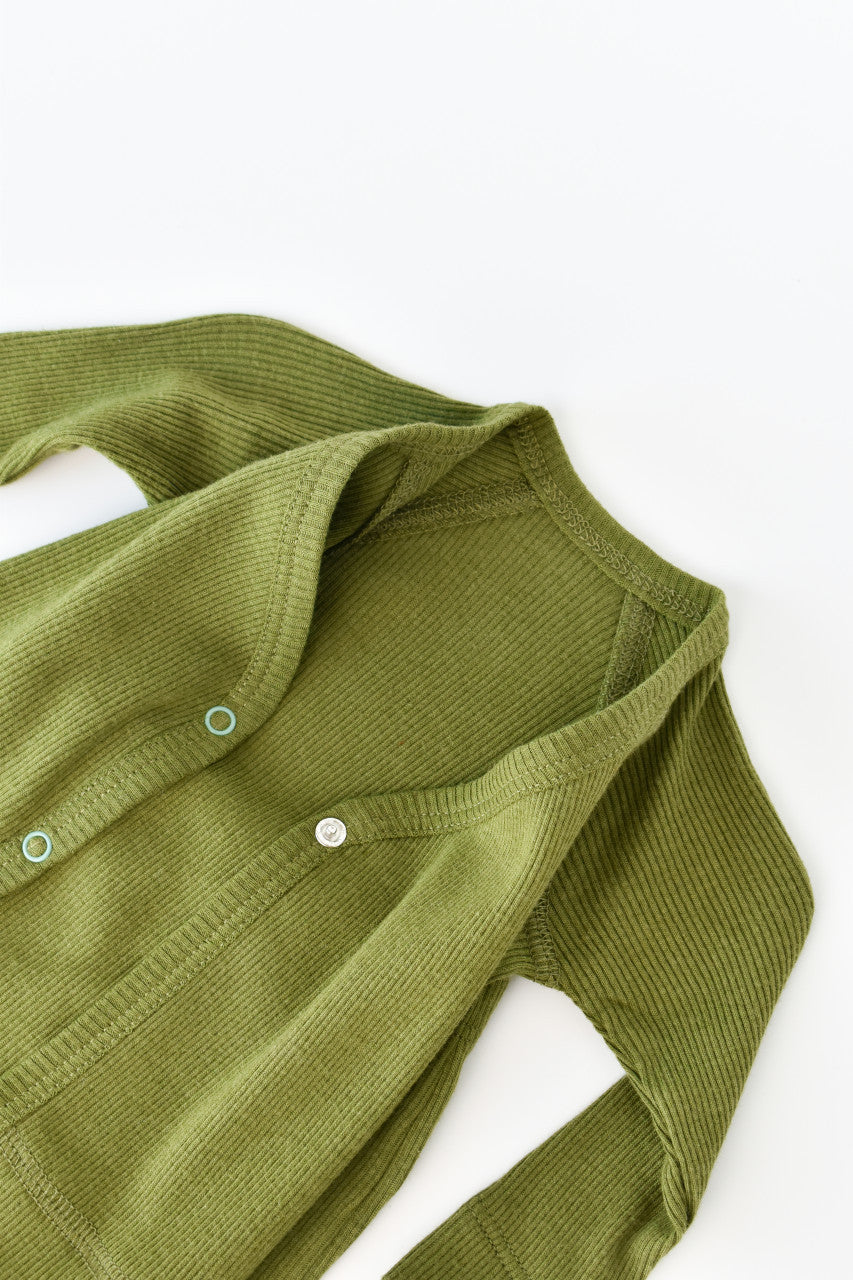 Set 4 piese: bluza, pantaloni, caciulita si manusi din bumbac organic si modal - , BabyCosy